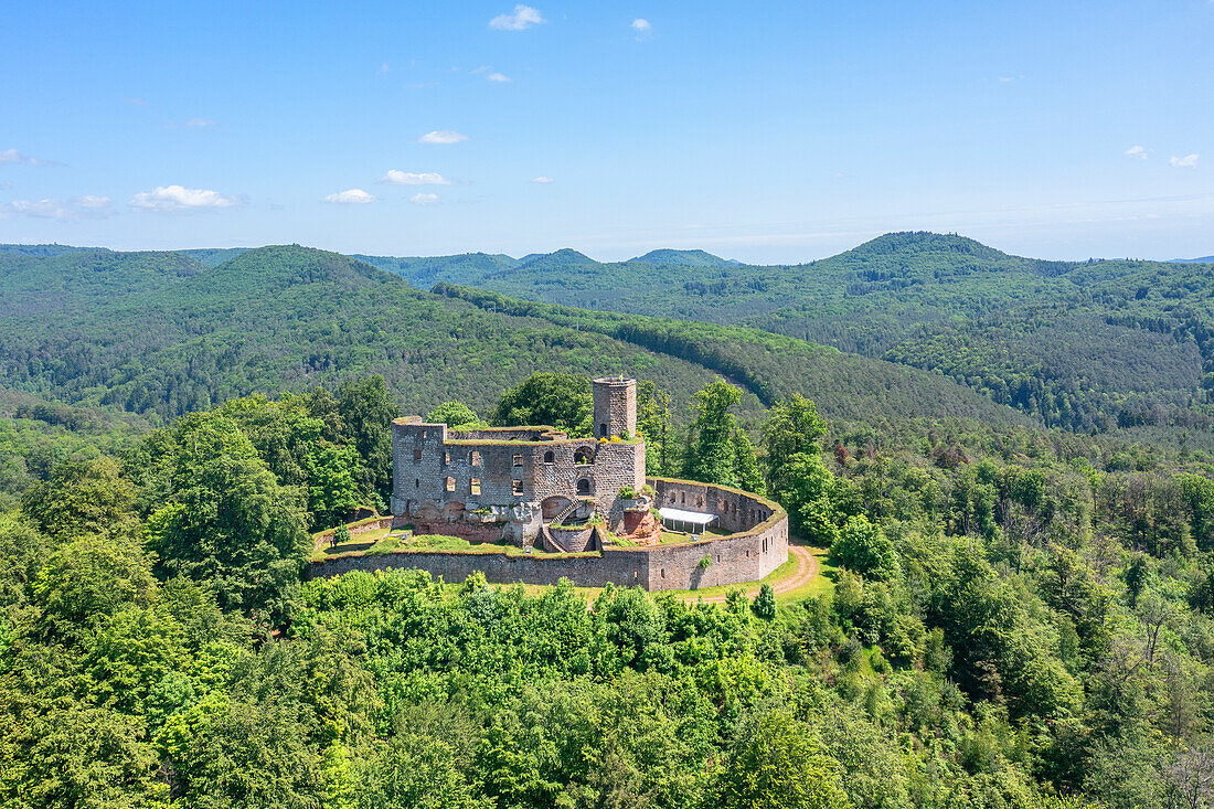 Burg Gräfenstein, Merzalben, Pfälzer Wald, Rheinland-Pfalz, Deutschland