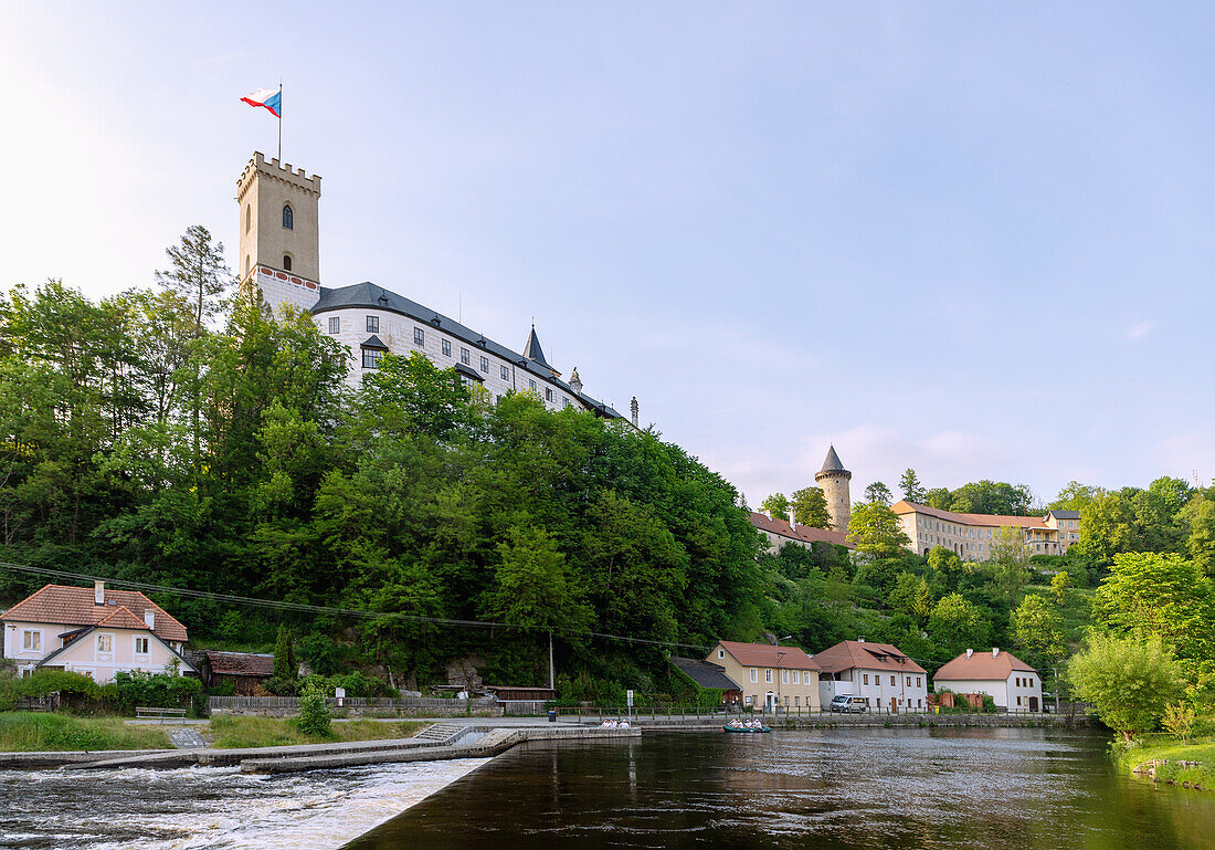 Burg Rožmberk über der Moldau, Rožmberk nad Vltavou, Südböhmen, Tschechien
