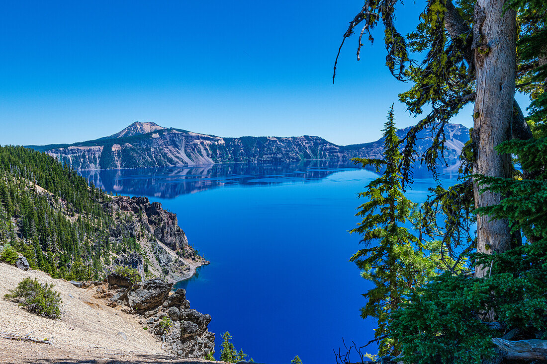 Watchman Viewing area in Crater Lake National Park