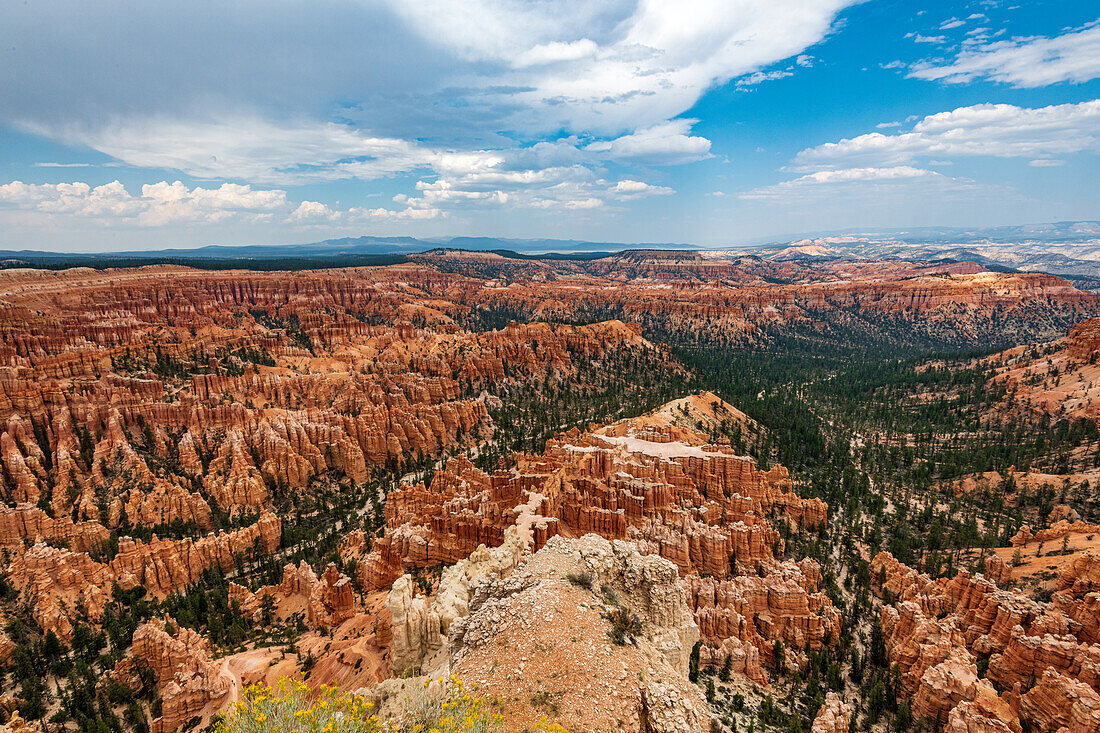 Hoo Doo's as far as the eye can see from Bryce Point in Bryce Canyon National Park