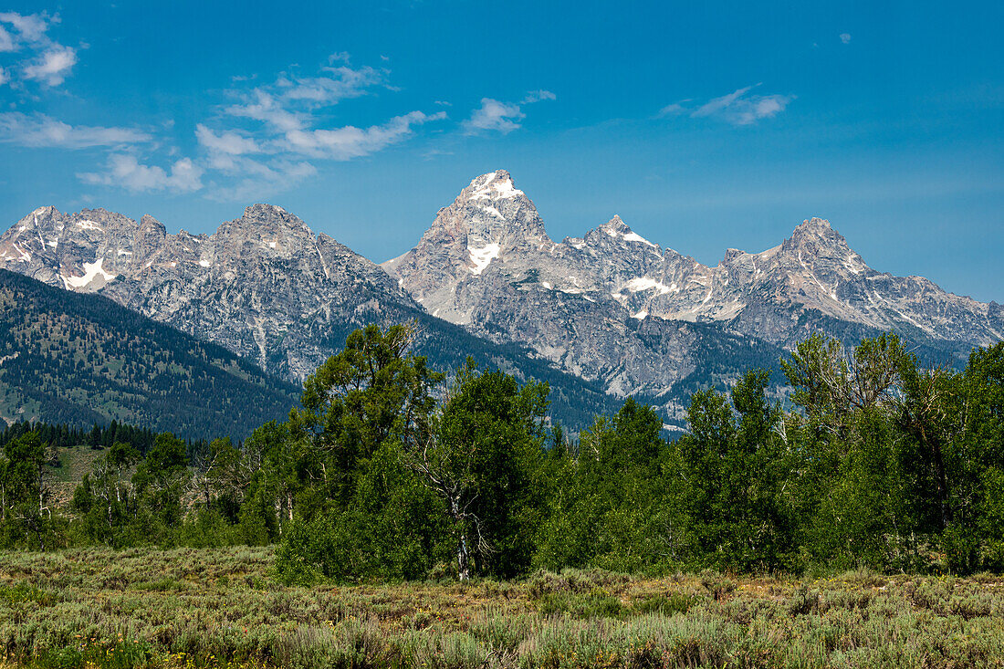 View of the Tetons from the Chapel of the Transfiguration