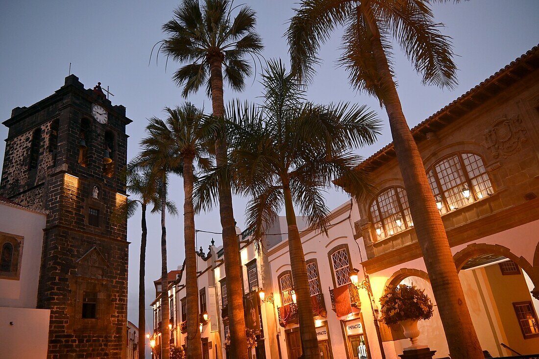 El Salvador at Plaza Espana, Santa Cruz, La Palma, Canary Islands, Spain