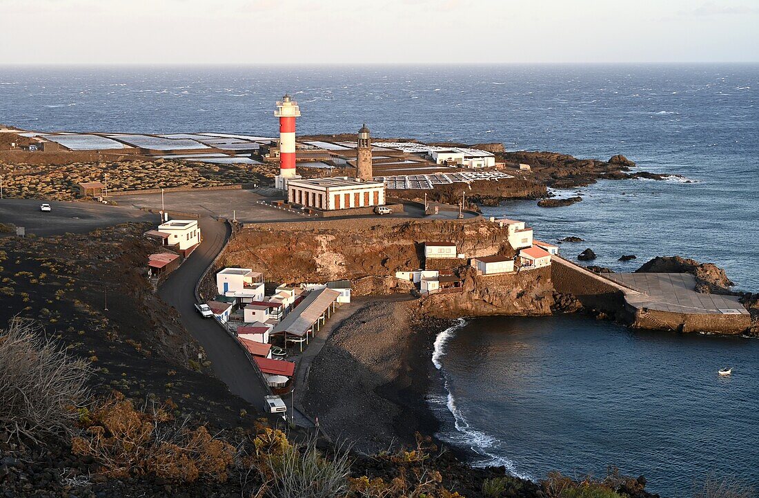 Leuchtturm vom Punta de Fuencaliente, Südküste, La Palma, Kanarische Inseln, Spanien