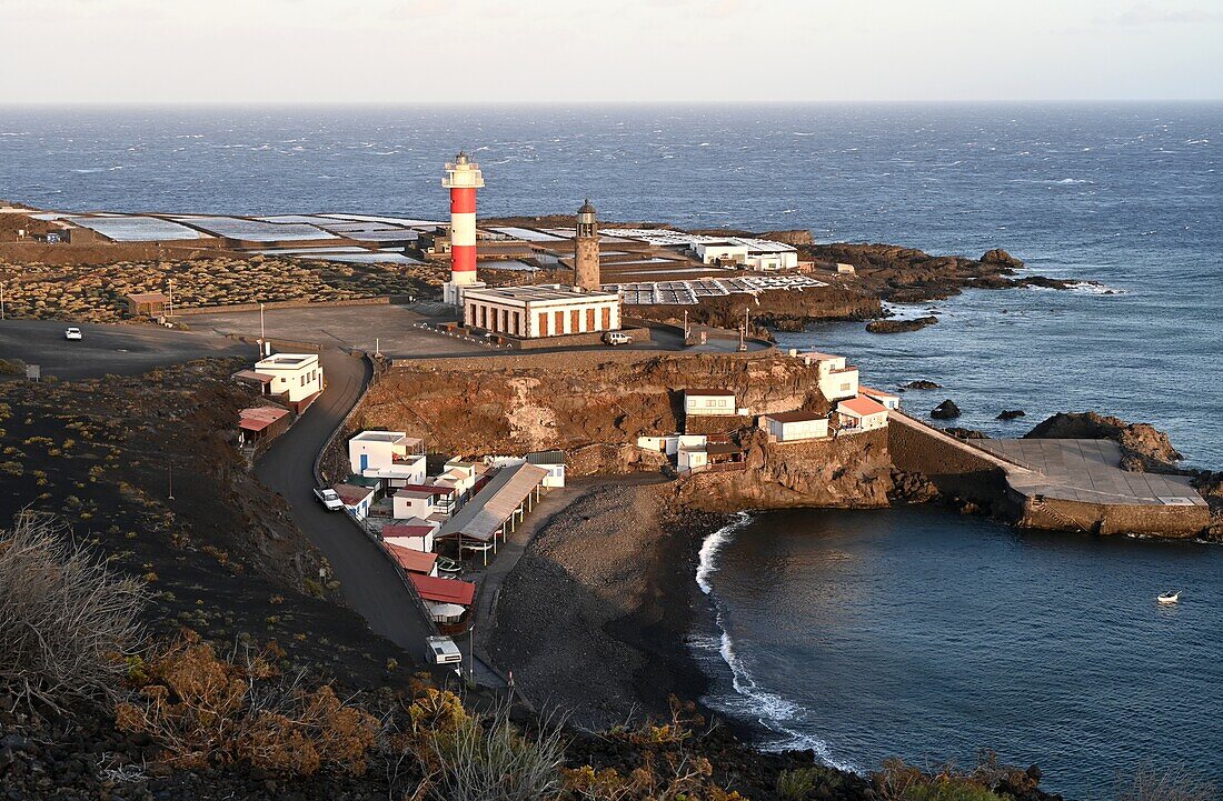 Lighthouse from Punta de Fuencaliente, South La Palma, Canary Islands, Spain