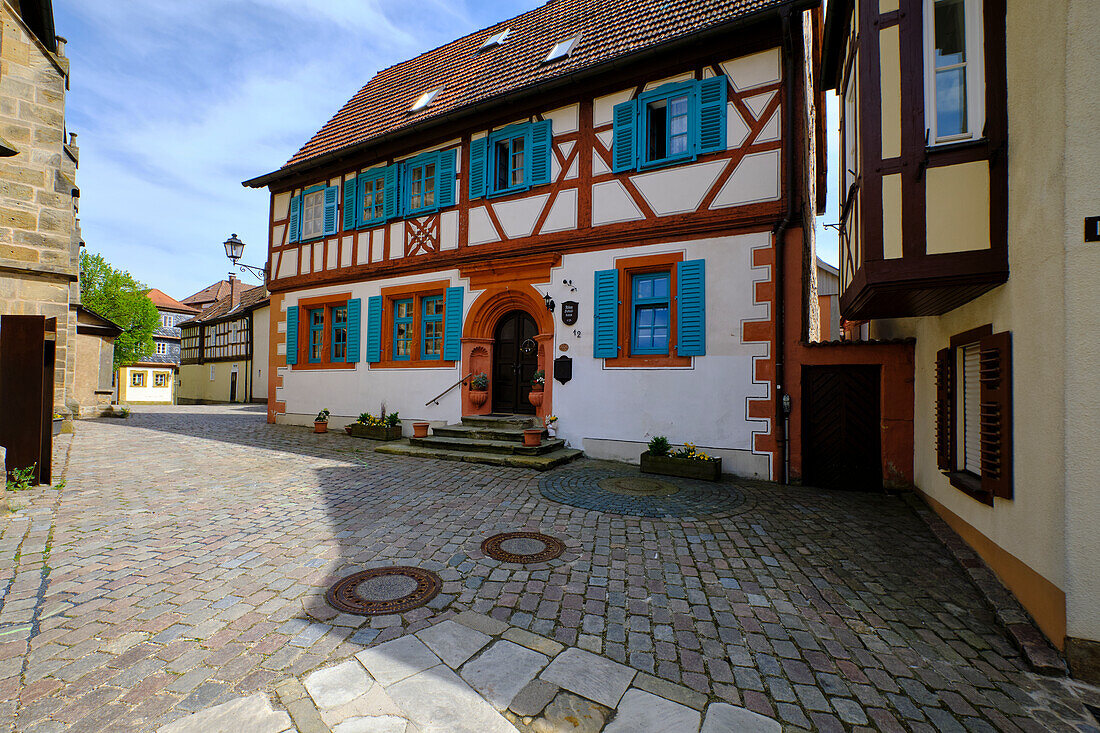 Historische Altstadt von Seßlach, Landkreis Coburg, Oberfranken, Franken, Bayern, Deutschland