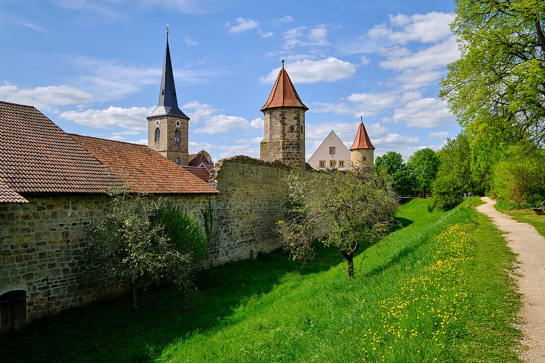 Historic old town of Sesslach, district of Coburg, Upper Franconia, Franconia, Bavaria, Germany