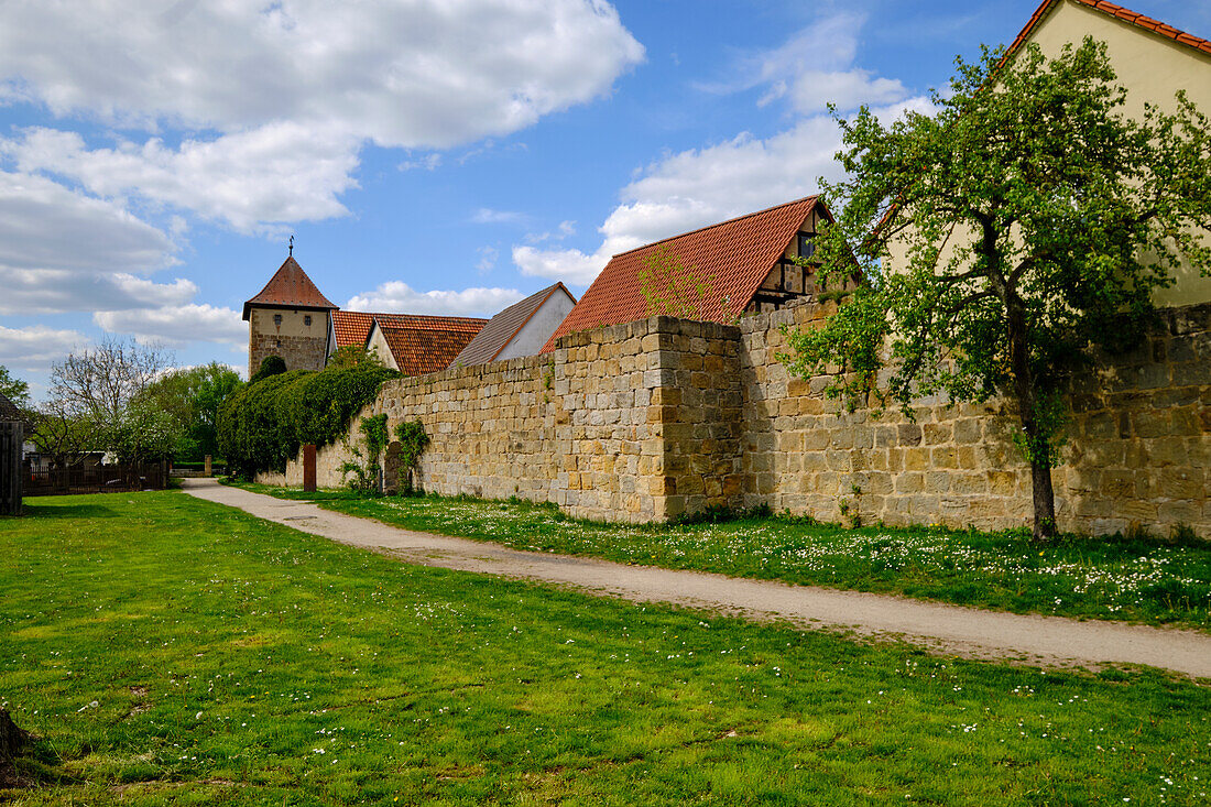 Historic old town of Sesslach, district of Coburg, Upper Franconia, Franconia, Bavaria, Germany