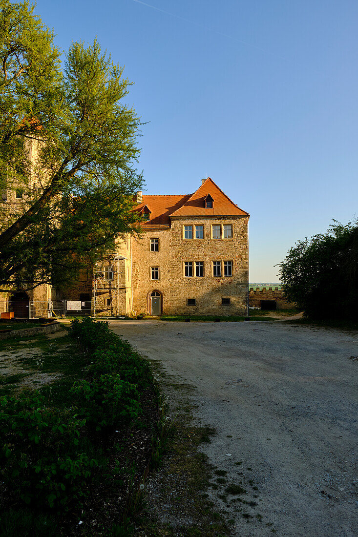 Goseck Castle, located between Naumburg and Weißenfels, Saale-Unstrut-Triasland Nature Park, Burgenlandkreis, Saxony-Anhalt, Germany