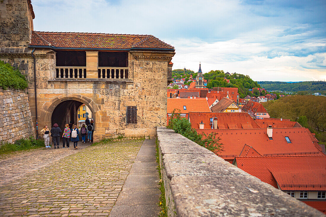 Burgsteige in Tübingen, Baden-Württemberg, Deutschland