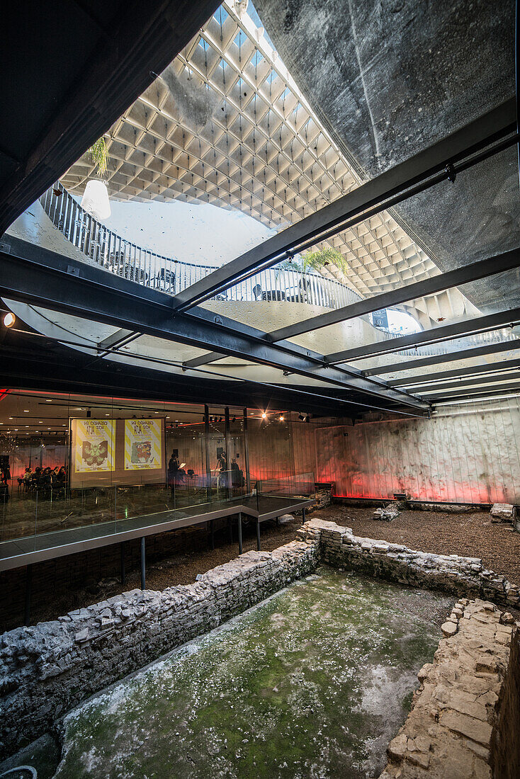 Roman ruins under Metropol Parasol, Seville, Spain