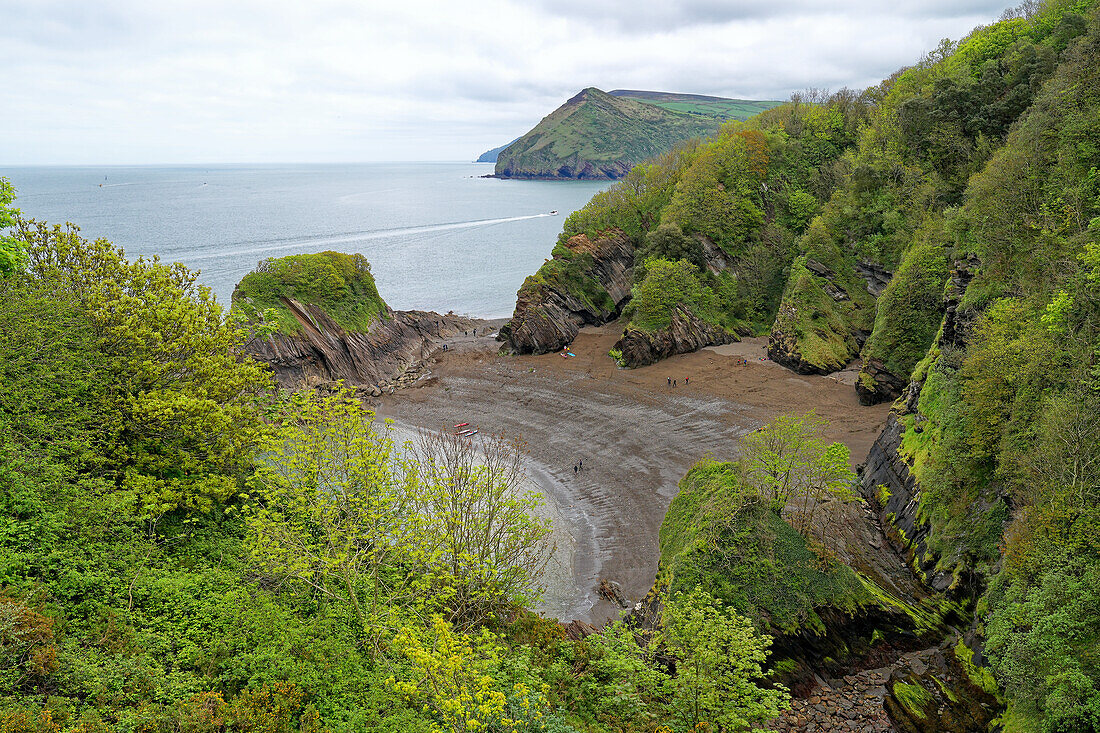 Großbritannien, England, Devon, Nordwestküste, Strand Broadsands Beach