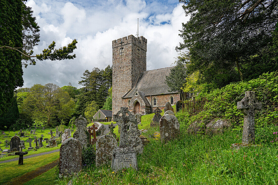 Großbritannien, Wales, Saundersfoot, Historische Kirche St. Issell's Parish Church