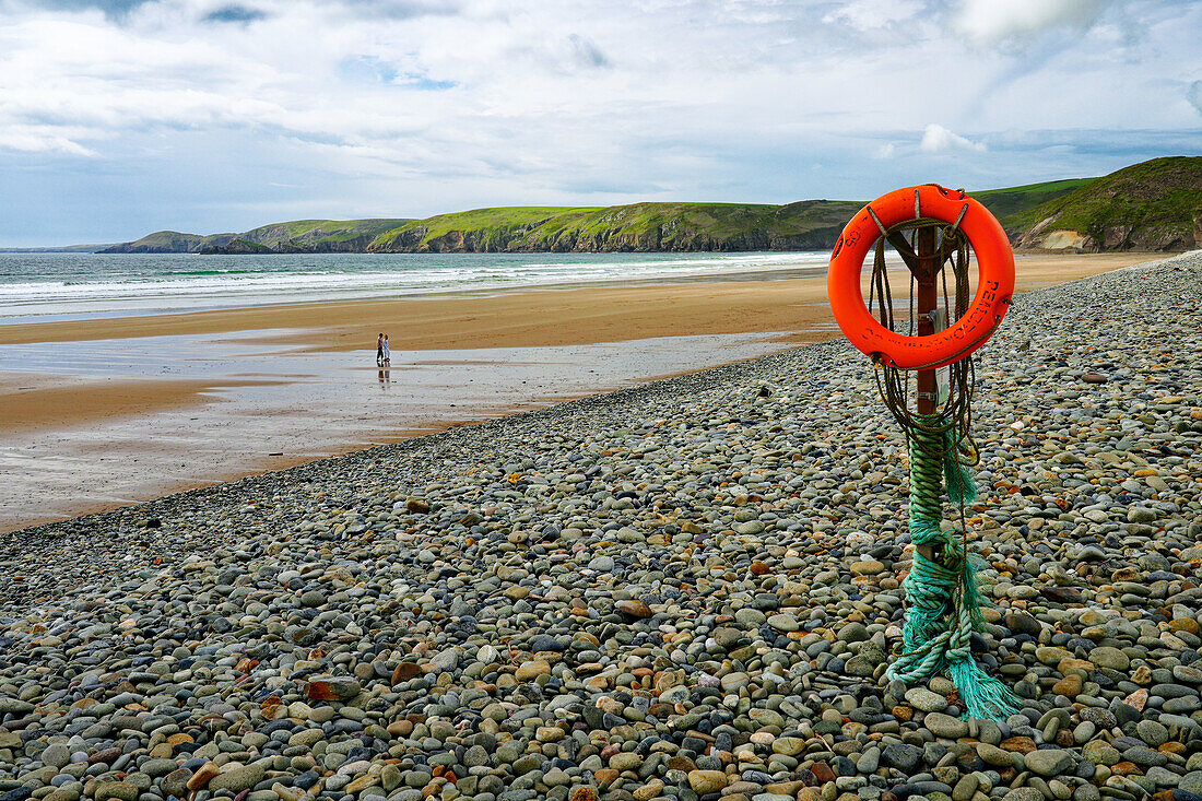 Großbritannien, Wales, Pembrokeshire, Strand bei Newgale