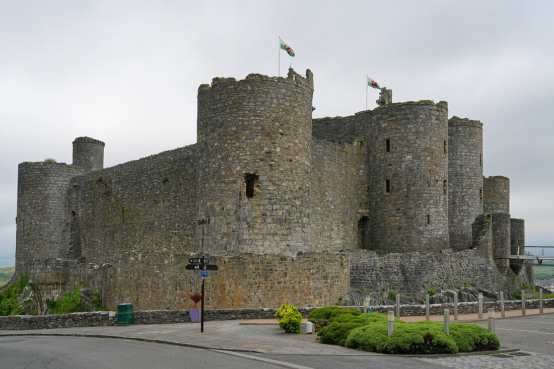 Great Britain, West Wales, Harlech castle