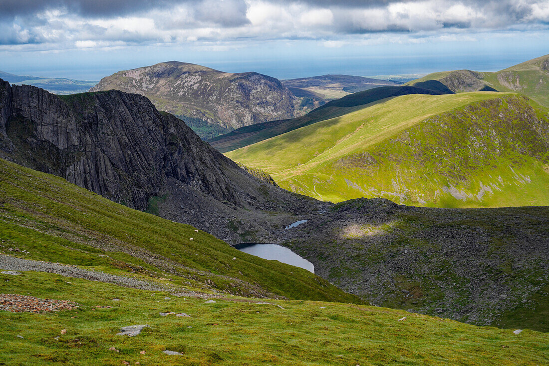 Großbritannien, Nord Wales, Snowdonia, am Weg auf den Mount Snowdon