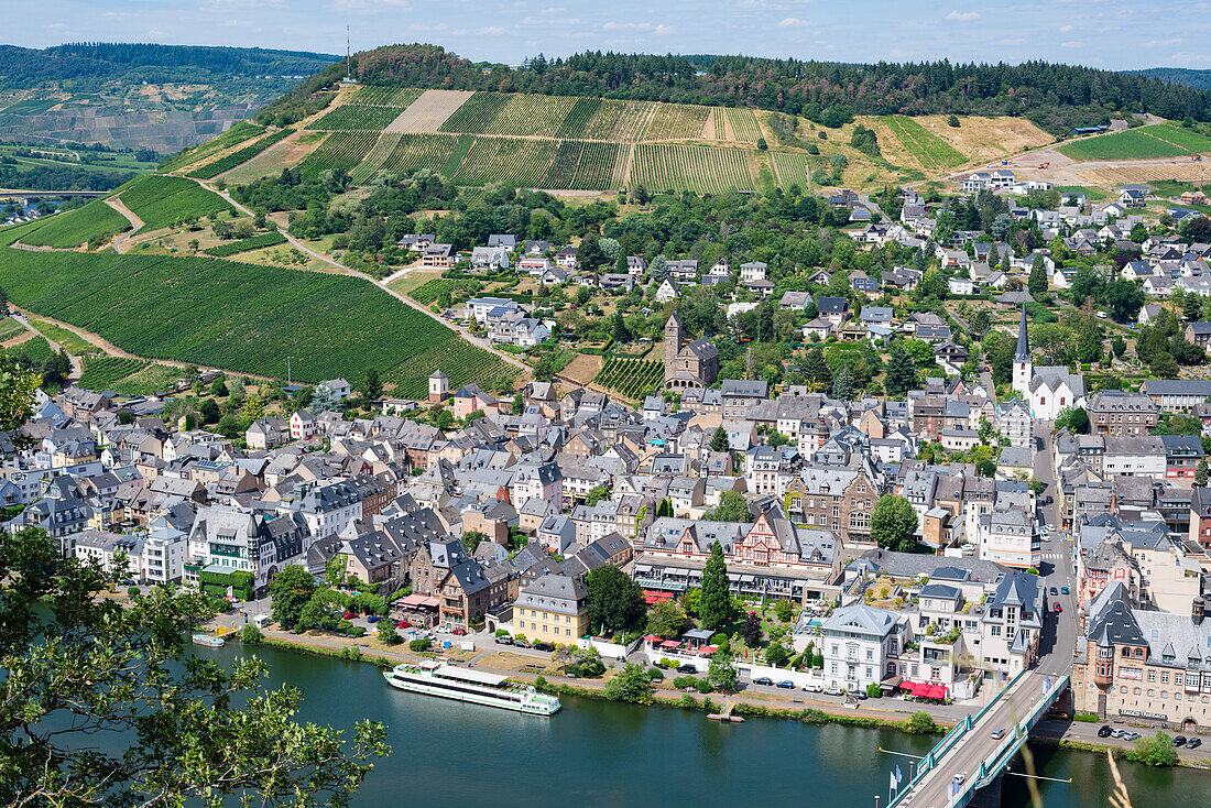 Traben-Trarbach, Stadtteil Traben, Mosel, Kreis Bernkastel-Wittlich, Rheinland-Pfalz, Deutschland, Europa