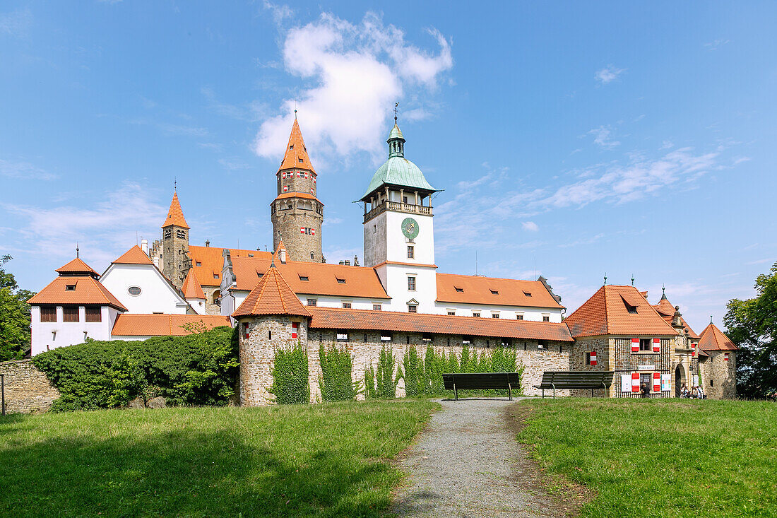 Bouzov Castle in Moravia in the Czech Republic