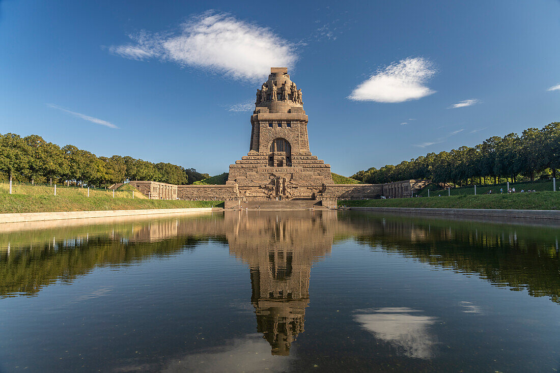 Völkerschlachtdenkmal in Leipzig, Sachsen, Deutschland