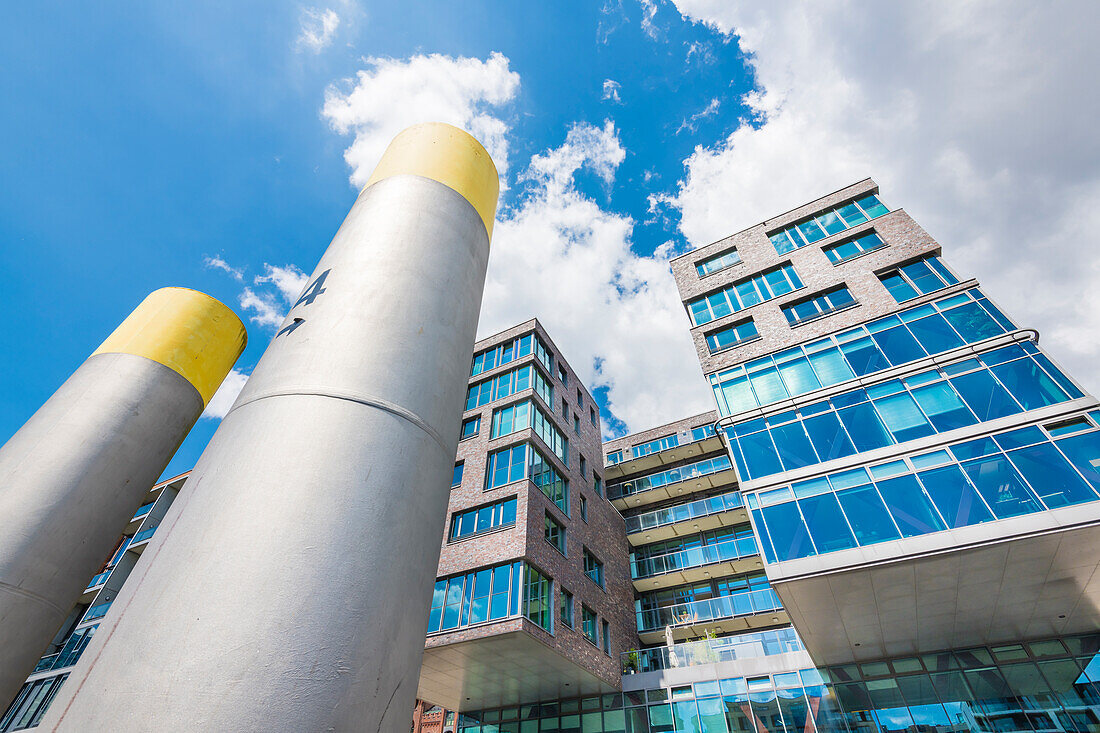 Bürohaus, Hafencity, Hamburg, Deutschland