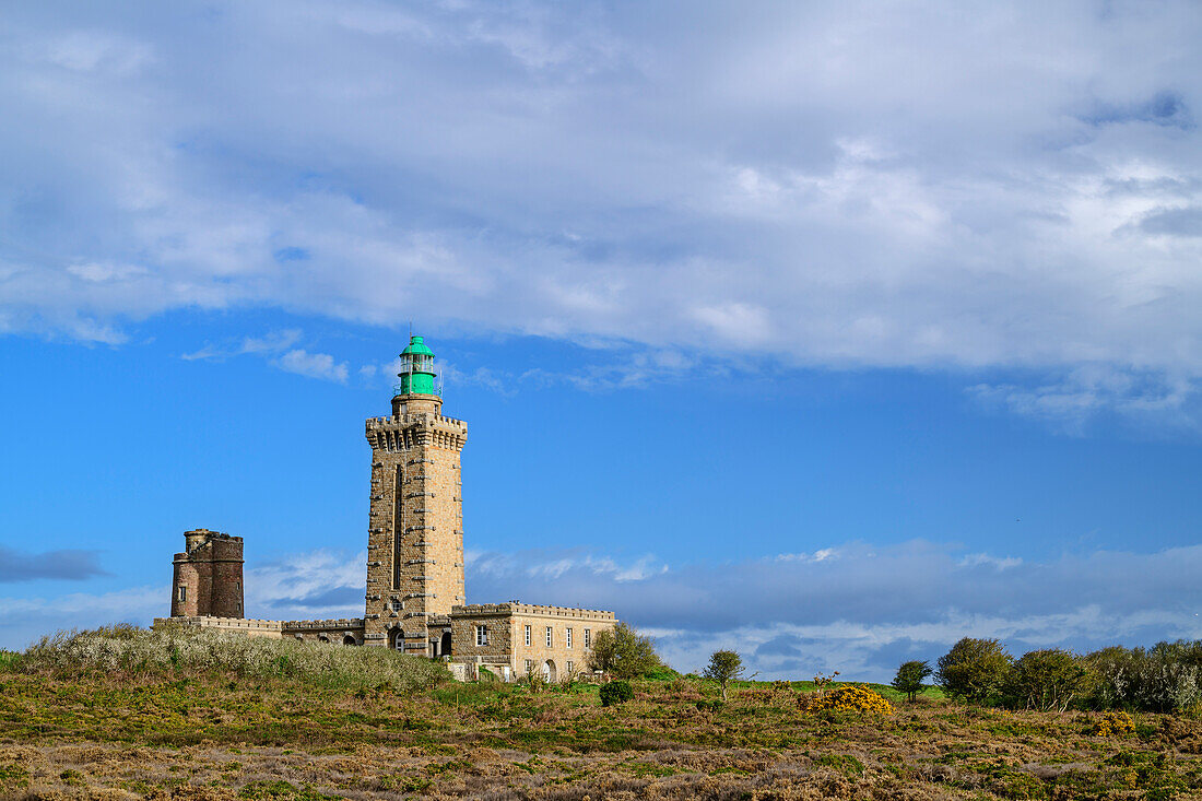 Two lighthouses at Cap Fréhel, builder Vauban, Côte d'Émeraude, Emerald Coast, Cap Fréhel, Brittany, France