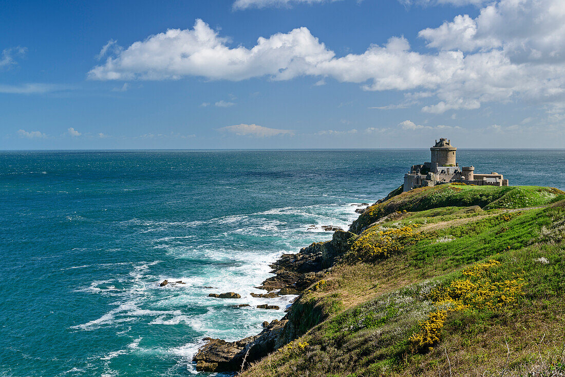 Fort La Latte, near Cap Fréhel, Côte d'Émeraude, Emerald Coast, Brittany, France