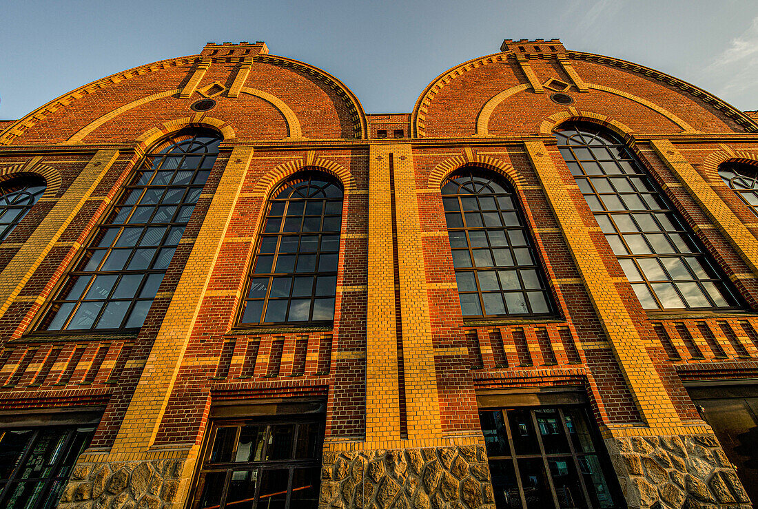 Route of Industrial Culture: Chemnitz Industrial Museum in the historic foundry hall from 1907, detailed view, Chemnitz, Saxony, Germany