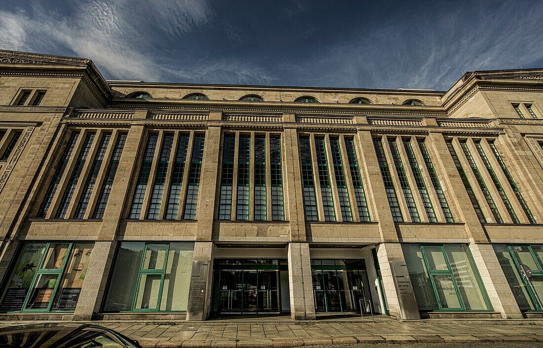 Kulturkaufhaus DAStietz im ehemaligen Warenhaus der Tietz-AG (1913), Chemnitz, Sachsen, Deutschland