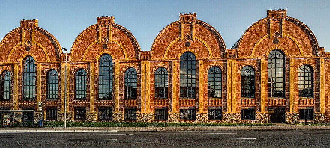 Route of Industrial Culture: Industrial museum in the historic foundry hall of the textile manufacturer Hermann Escher (1907), Chemnitz, Saxony, Germany