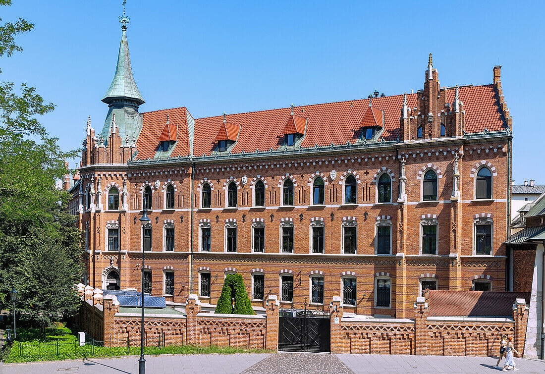 Higher Theological Seminary of the Archdiocese of Kraków (Wyższe Seminarium Duchowne Archidiecezji Krakowskiej) in the Old Town of Kraków in Poland