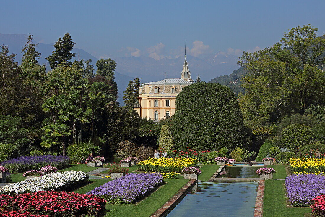 Garten der Villa Taranto, Verbania, Lago Maggiore, Piemont, Italien