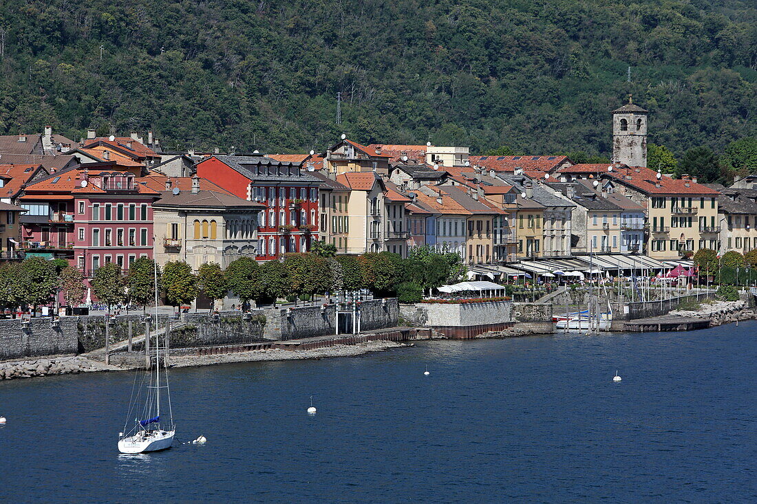 Ortsansicht von Cannobio, Lago Maggiore, Piemont, Italien