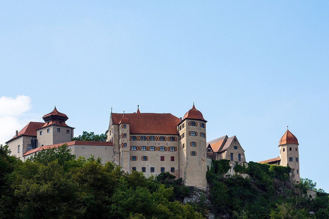 Harburg, zwischen Nördlingen und Wörnitz, Romantische Straße, Bayern, Deutschland