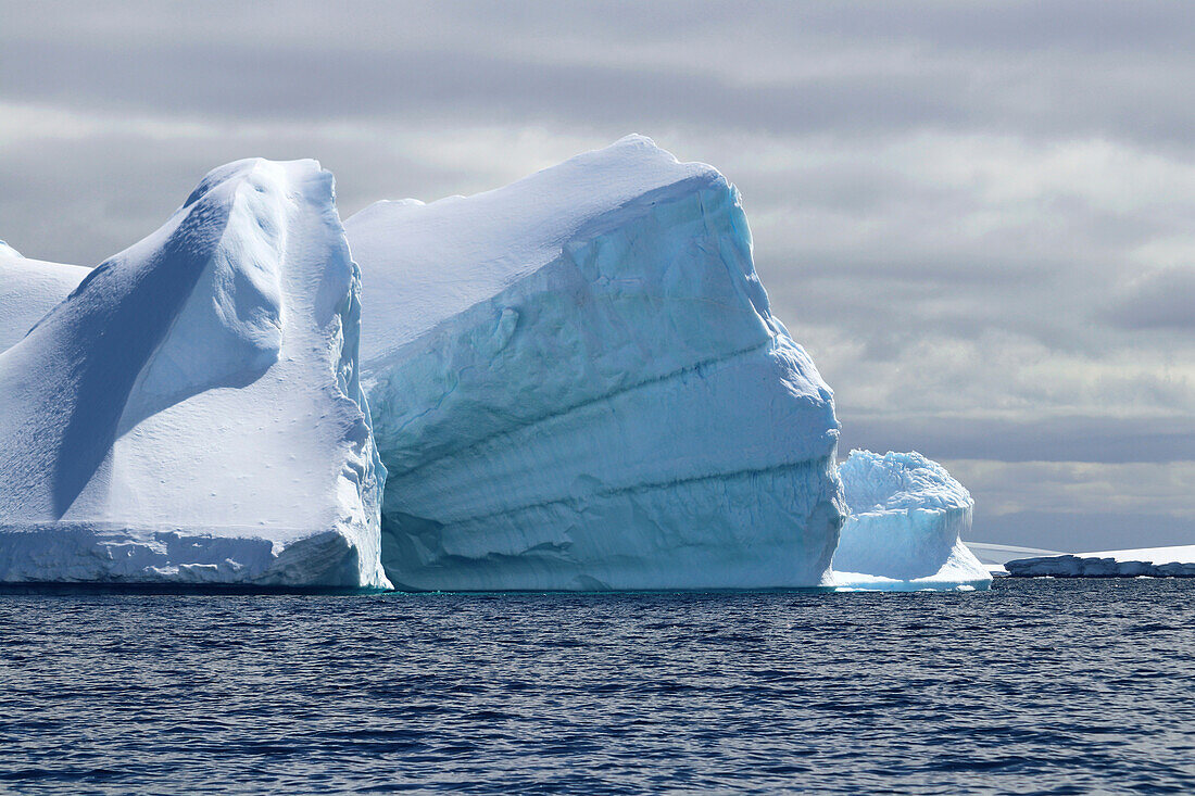 Antarctic; Antarctic Peninsula; Port Charcot; huge iceberg drifts offshore