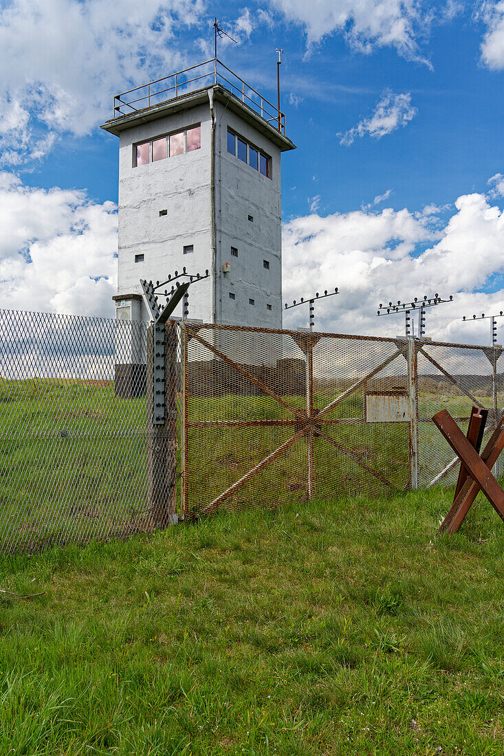 Former border fortification between Alsleben and Gombertshausen, Markt Trappstadt, Rhön-Grabfeld district, city of Heldburg, Hildburghausen district, Lower Franconia, Bavaria, Thuringia, Germany