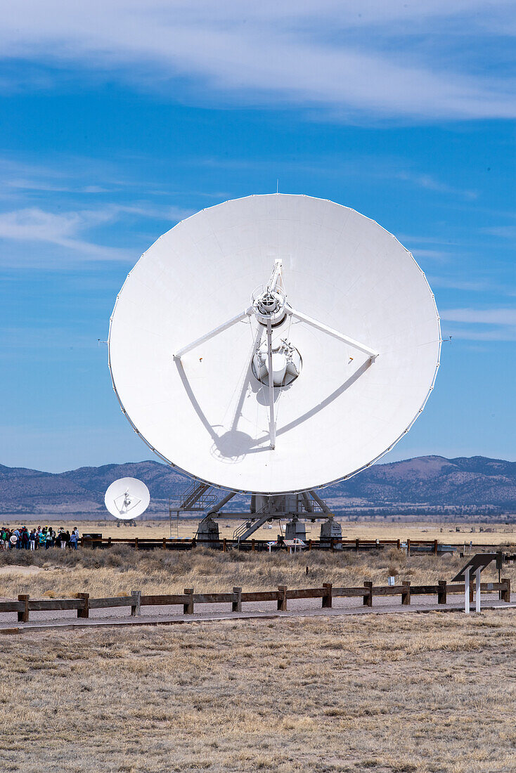 Die Satellitenschüsseln des Very Large Array in New Mexico, USA