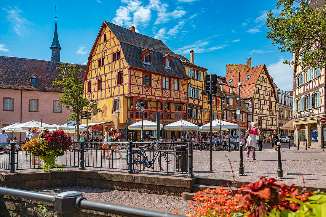 Place des Unterlinden von Colmar in Elsass, Frankreich