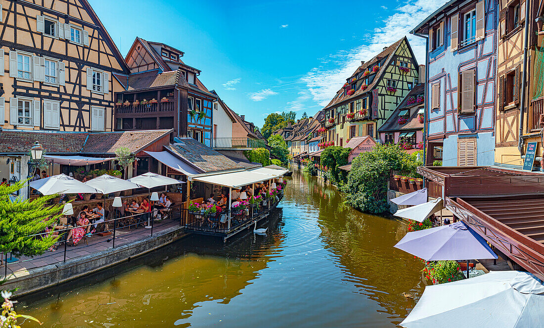 Little Venice of Colmar in Alsace, France