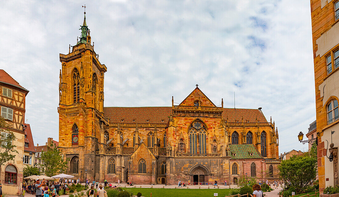 St. Martin's Cathedral of Colmar in Alsace, France