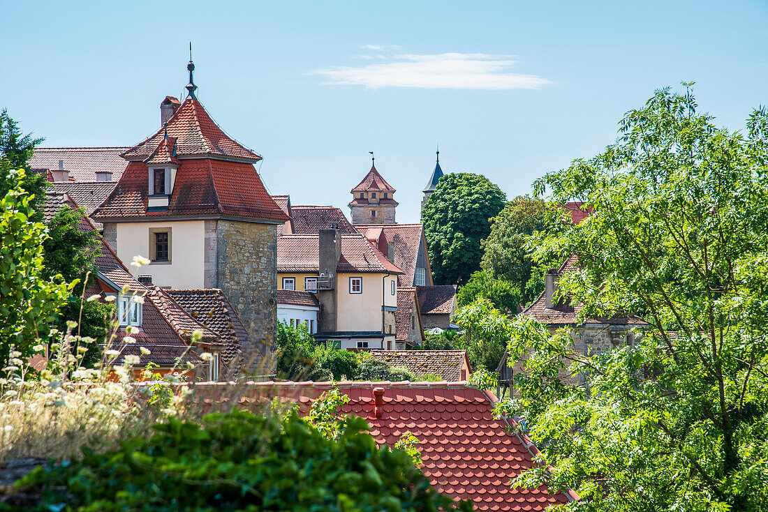 Rothenburg ob der Tauber, Mittelfranken, Bayern, Deutschland