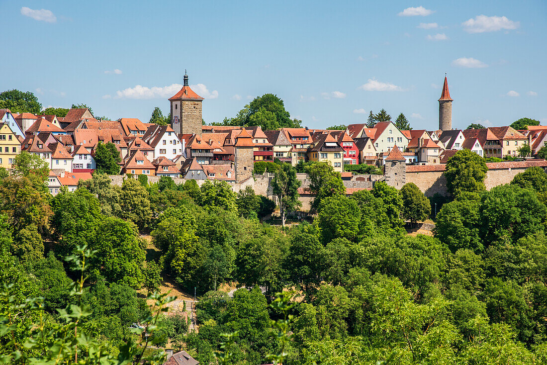 Rothenburg ob der Tauber, Mittelfranken, Bayern, Deutschland