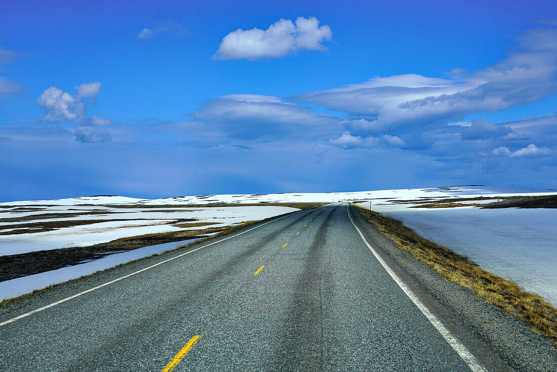 Norway, Nordkinn Peninsula, driving north to Slettnes Fyr lighthouse