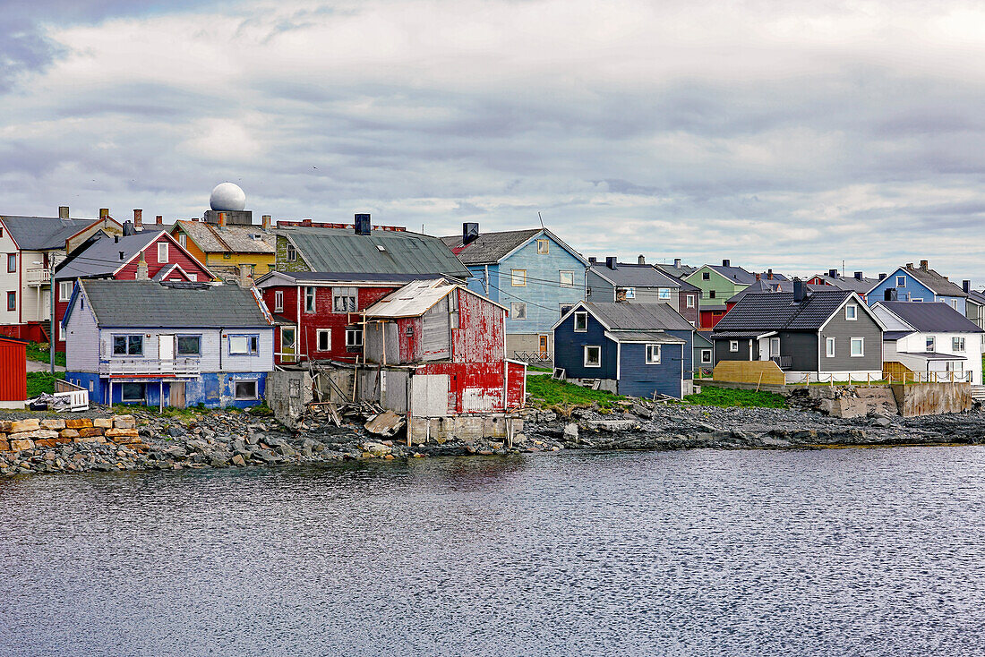 Norwegen, Troms og Finnmark, Insel Vardøya in der Barentssee, östlichste Stadt Vardø