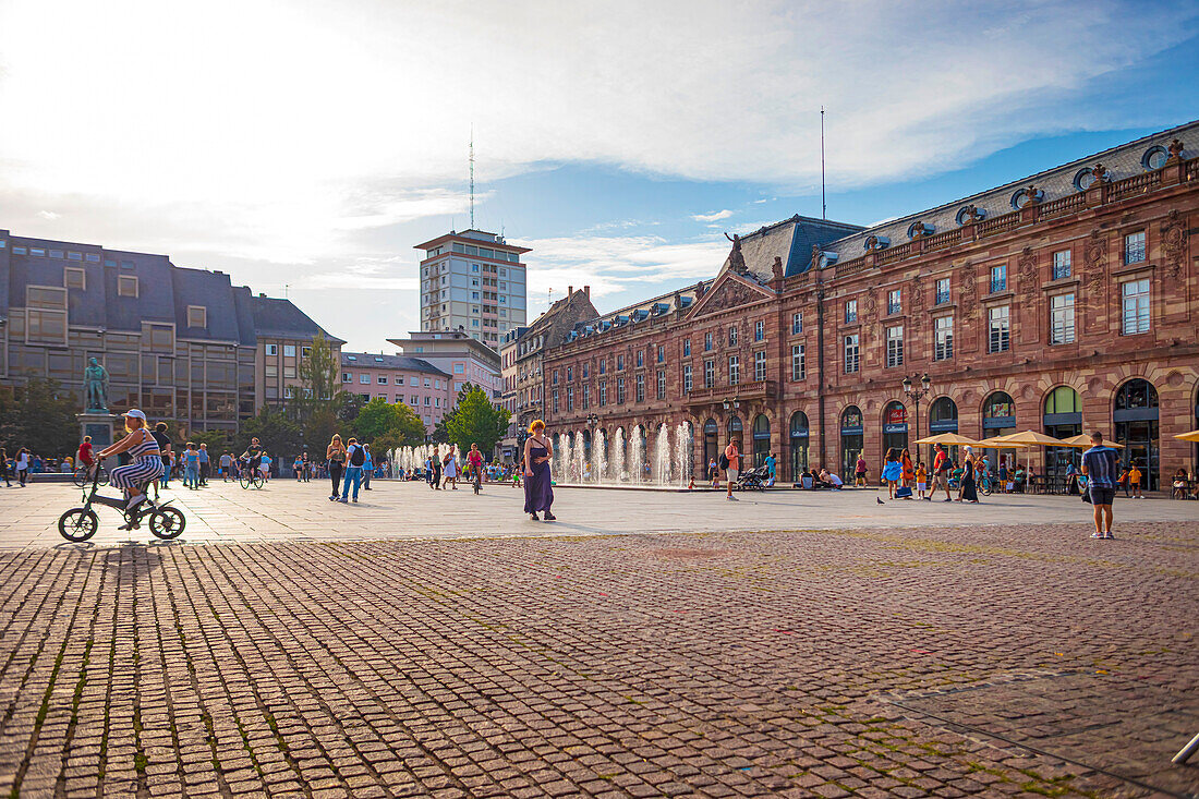 Kléberplatz in Strasbourg in France