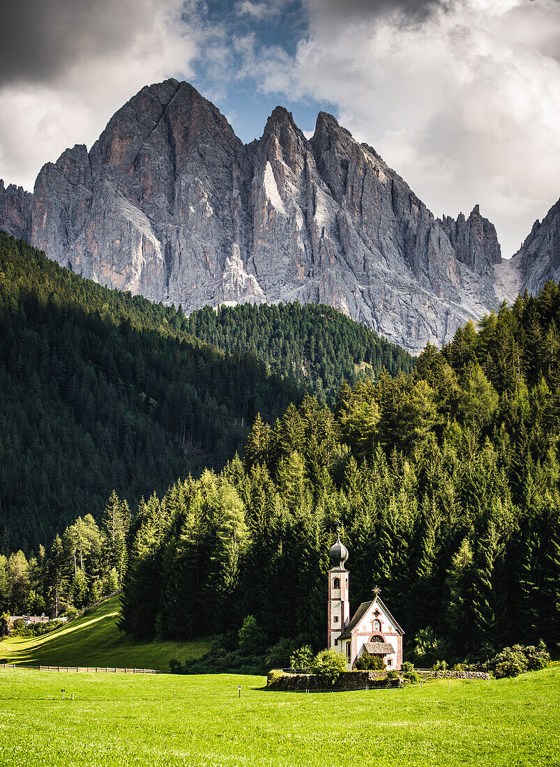 St. Magdalena Church, Dolomites, South Tyrol, Italy