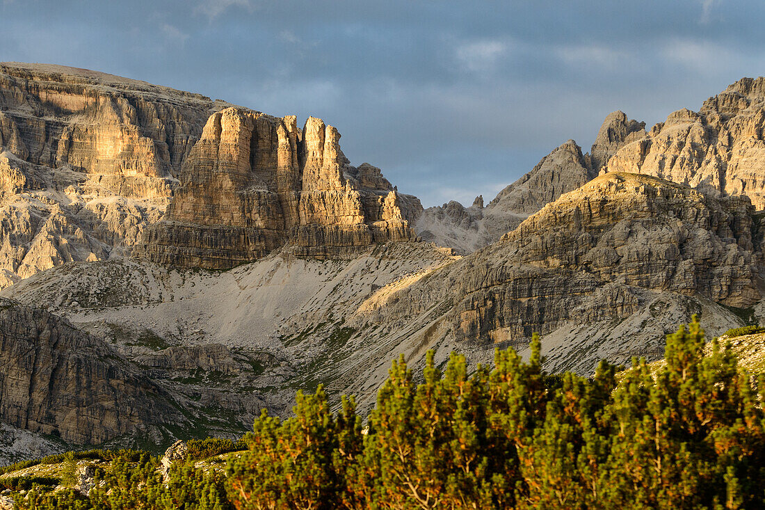 Mountains around the Three Peaks, Dolomites, South Tyrol, Italy