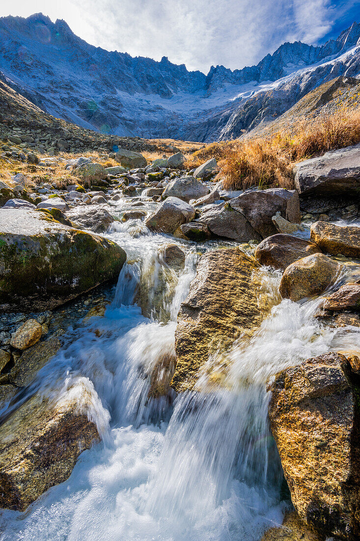 glacier water; Switzerland, Canton of Uri, Göscheneralp