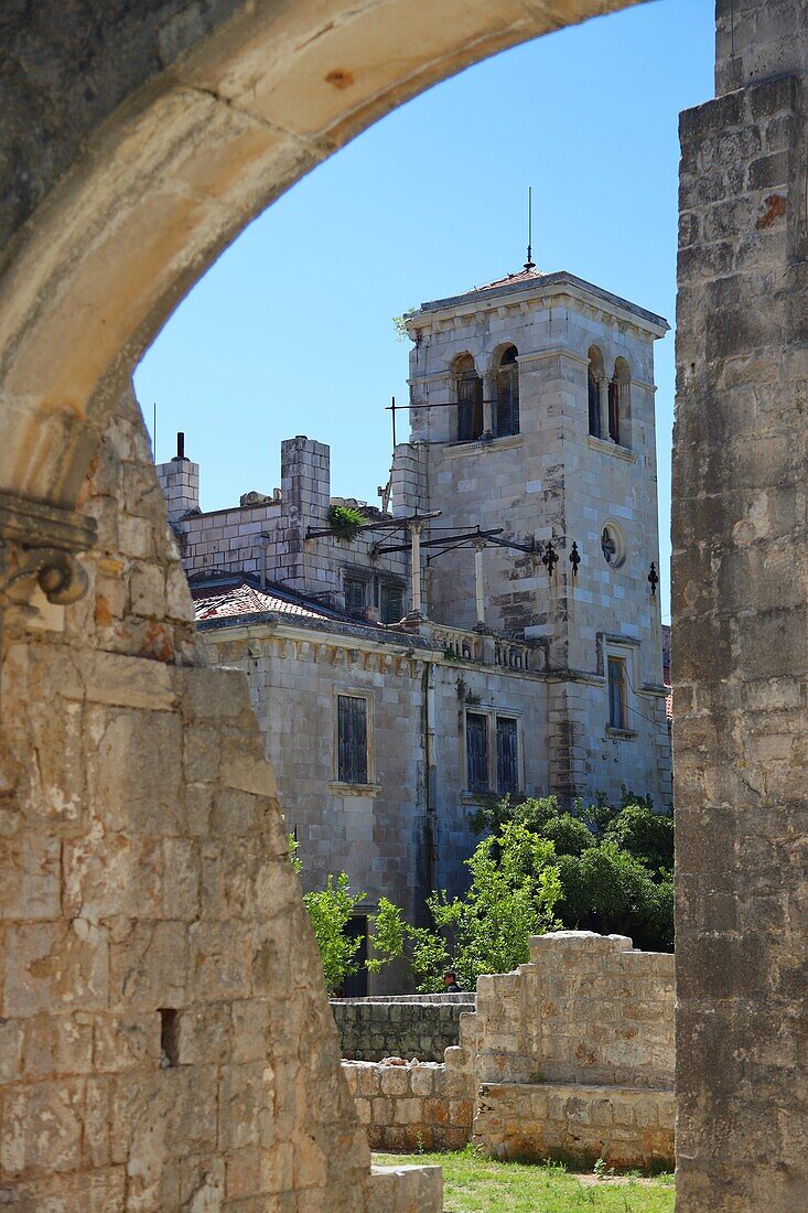 Benedictine monastery of St. Mary, Lokrum Island, Dalmatia, Croatia