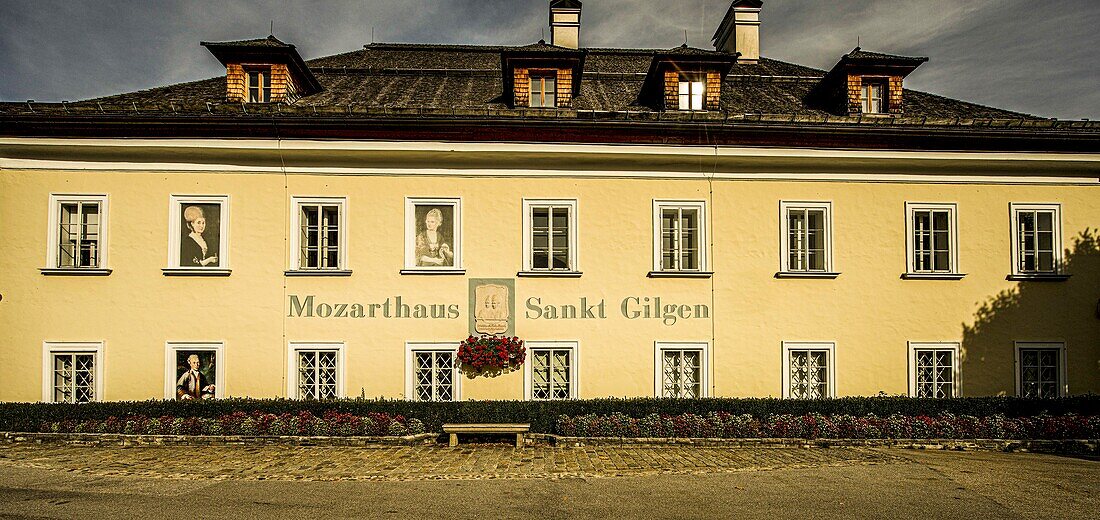 Mozarthaus in St. Gilgen, Wolfgangsee, Bundesland Salzburg, Österreich