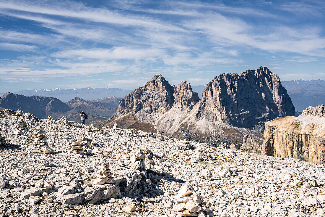 Bilder von der Sellagruppe in den Dolomiten, Südtirol, Italien