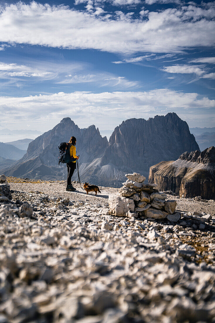 Bilder von der Sellagruppe in den Dolomiten, Südtirol, Italien